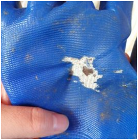 劳保浸胶手套的几种破损说明(图4)